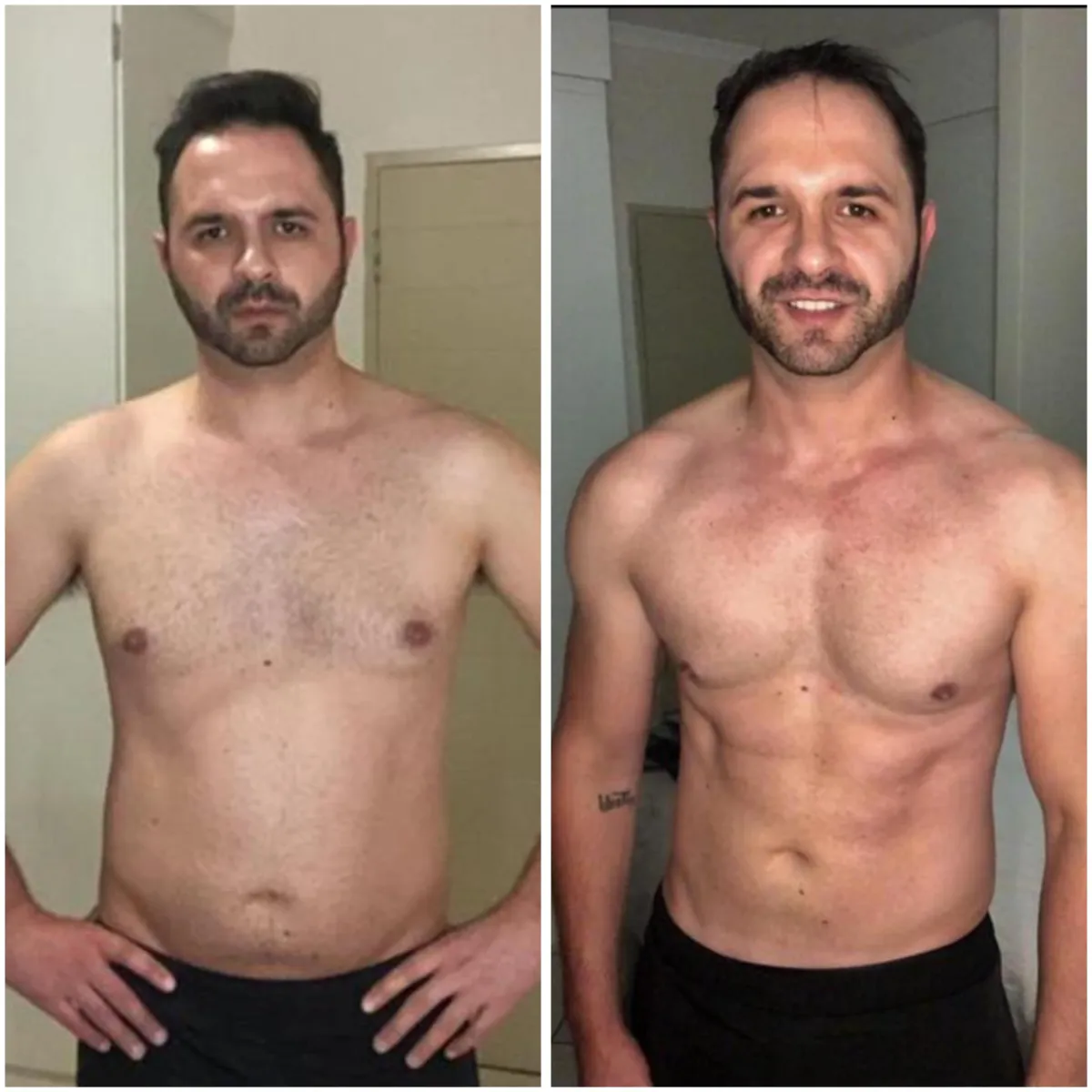 Dewald before and after transformation