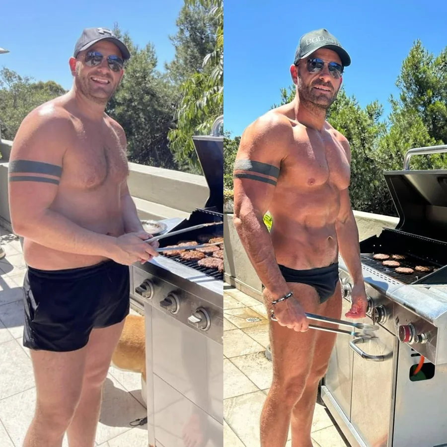 Jacques before and after transformation