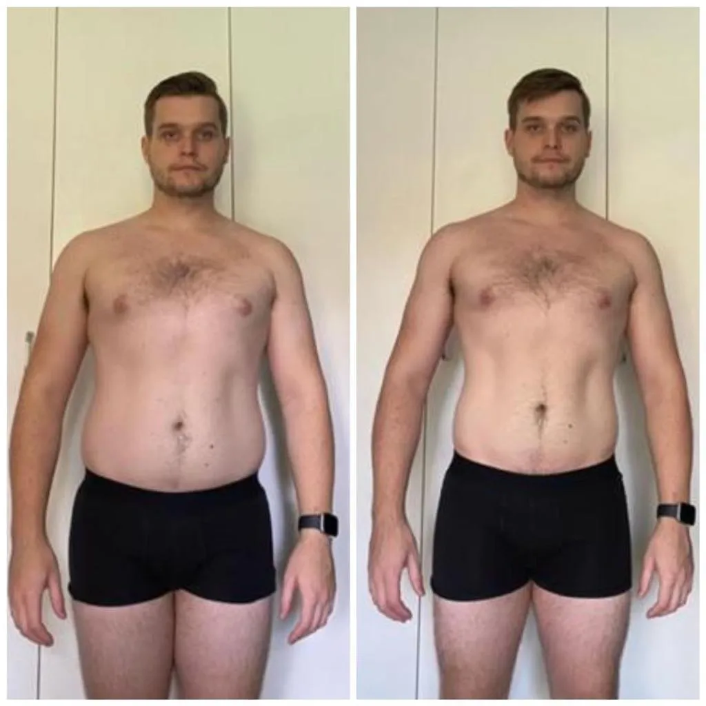 Cameron before and after transformation