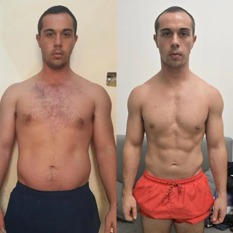 Dylan before and after transformation